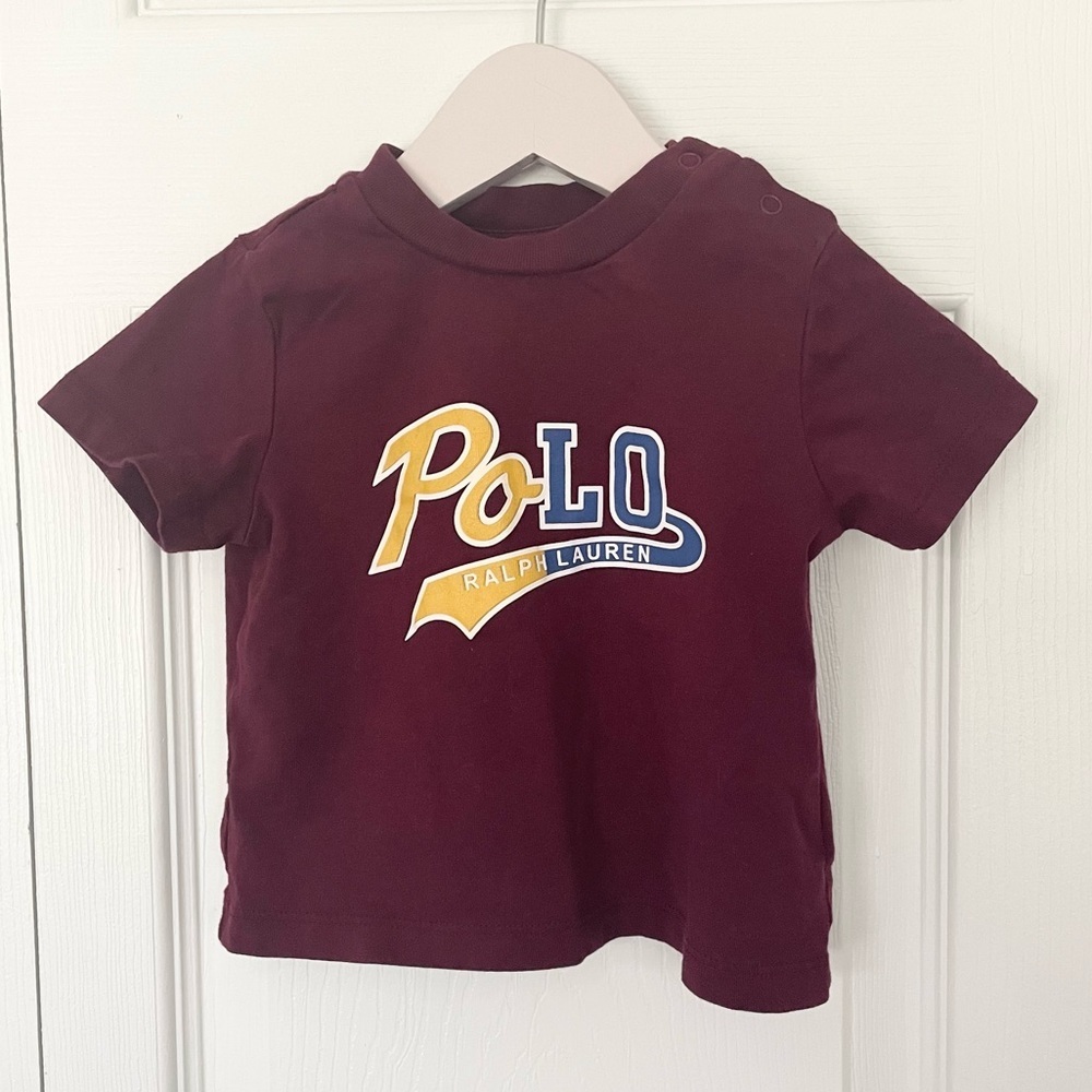 Polo logo Ralph Lauren baby shirt 6m